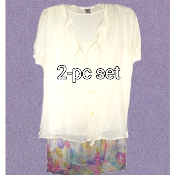 2-pc Blouse & Skirt Set - Picture 3 of 14